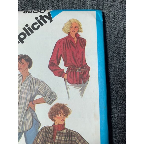 Simplicity Misses Shirt Sewing Pattern sz 12 6600 - uncut - Picture 3 of 10
